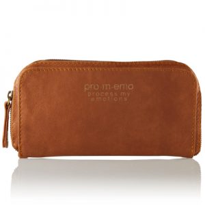 Promemo genuine leather travel wallet for emotions